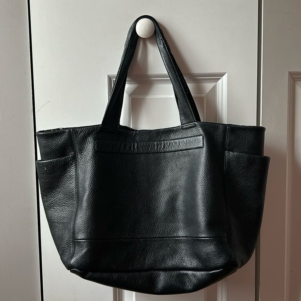 Kenneth Cole Womens Stanton Leather Tote Bag